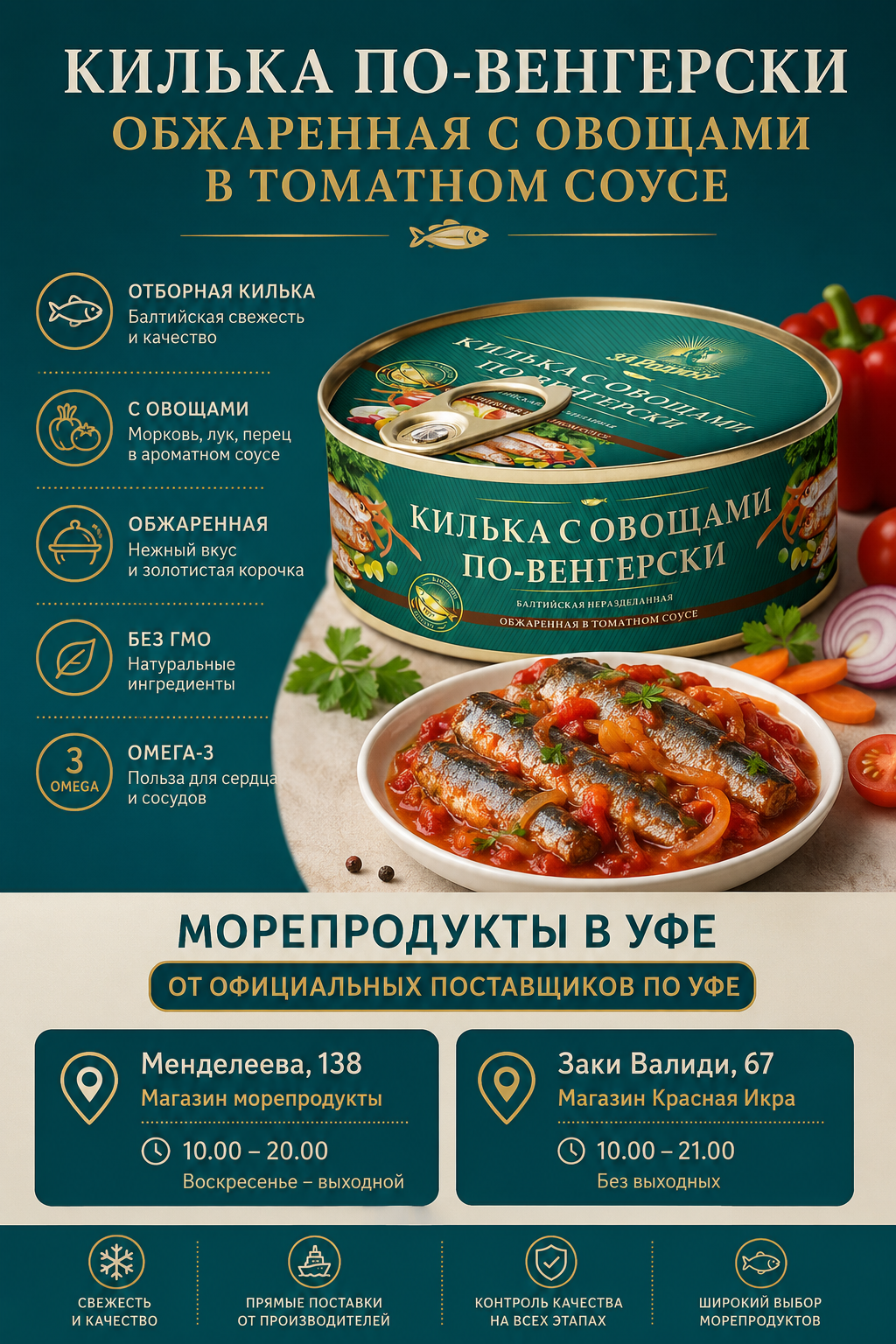2025/04/1000160663.png Килька по Венгерски обжаренная с овощами в т/с 240 гр "За Родину" — изображение 1