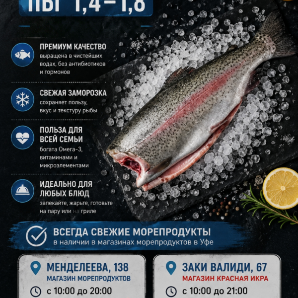 Форель ПБГ 1.4-1.8 кг
