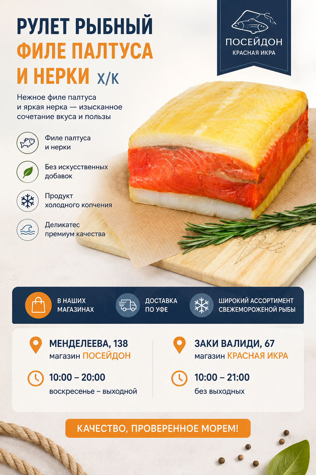 2026/07/1000160289.png Рулет рыбный филе Палтуса и нерки х/к — изображение 1