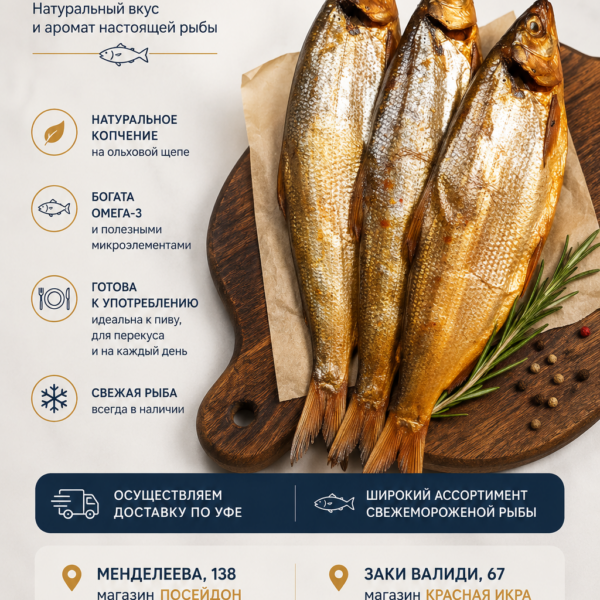 Пелядь холодного копчения